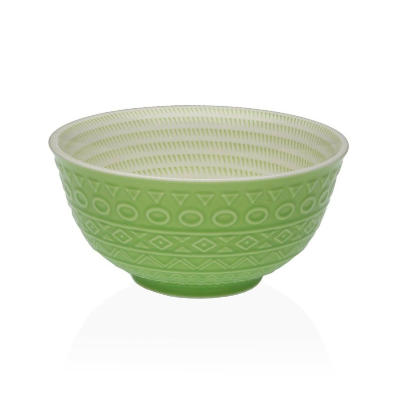 Bol pour Apéritifs Versa Vert Céramique Porcelaine 16 x 7