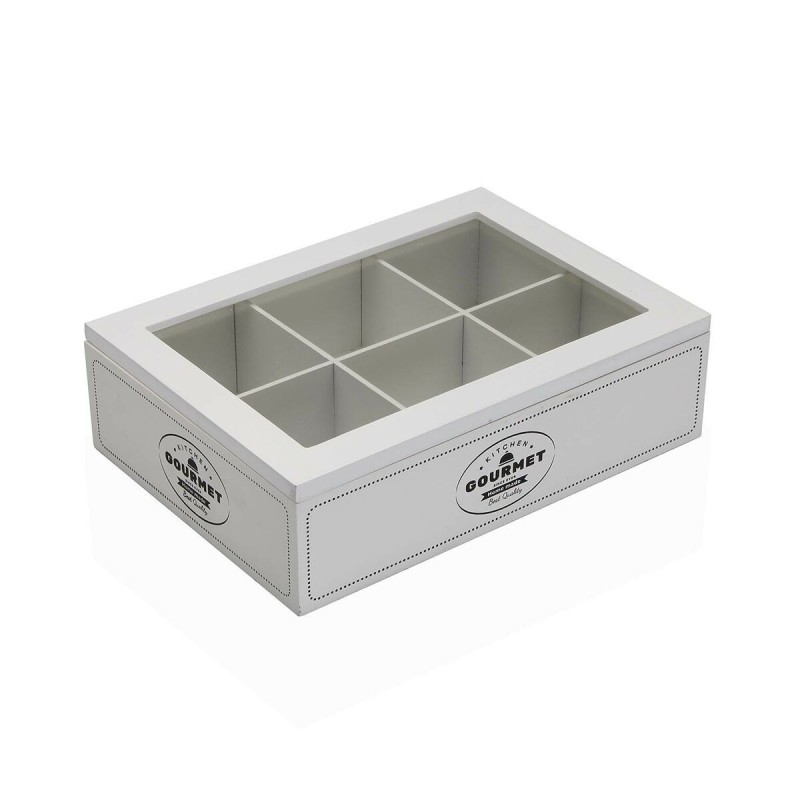 Boîte pour infusions Versa Gourmet Bois 17 x 7 x 24 cm