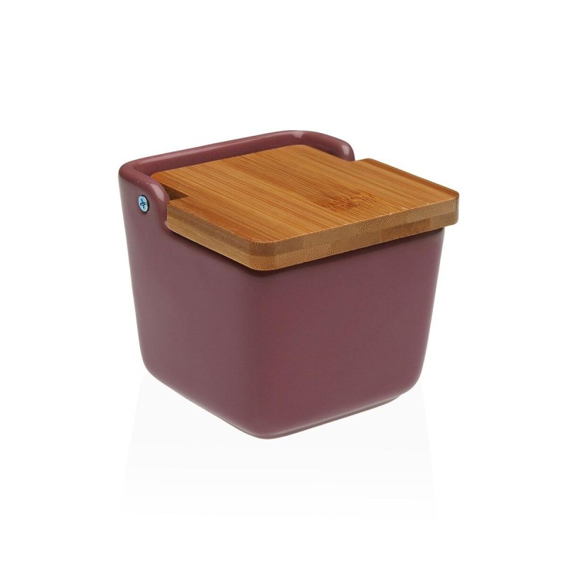 Salière avec couvercle Versa BURGUNDY Céramique 8