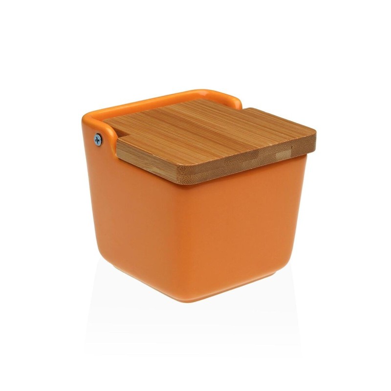 Salière avec couvercle Versa Orange Céramique 8