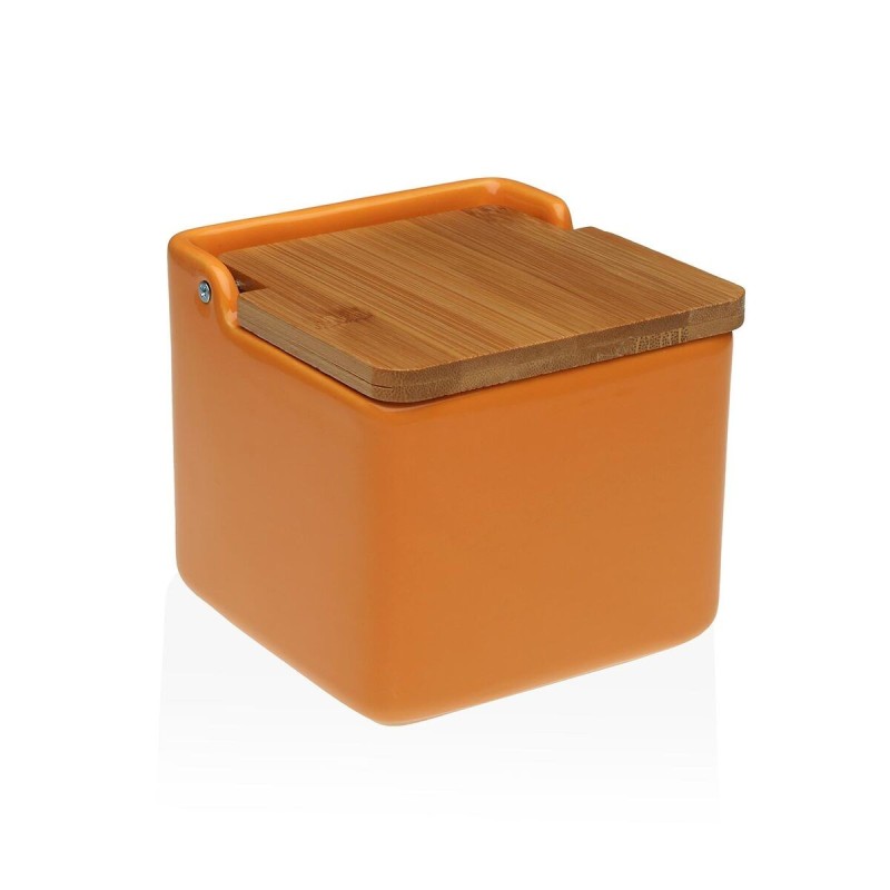 Salière avec couvercle Versa Orange Céramique 12