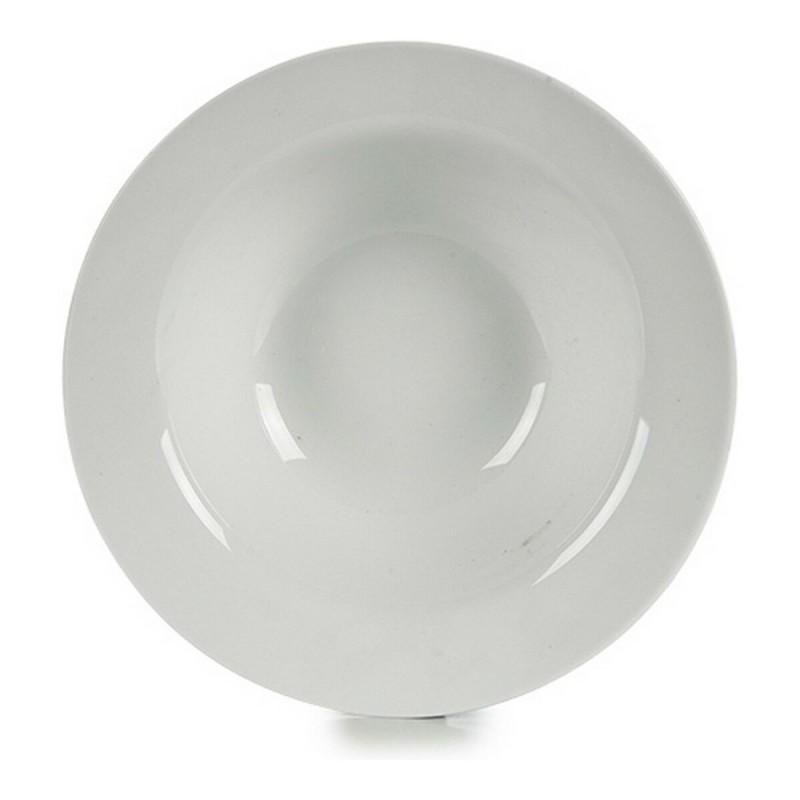 Assiette à pâtes Blanc Porcelaine 23 x 6