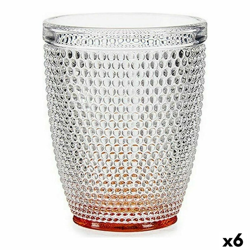 Verre Vivalto P00409ZD/BHA6 AMBER Transparent Ambre verre Points 300 ml (6 Unités)