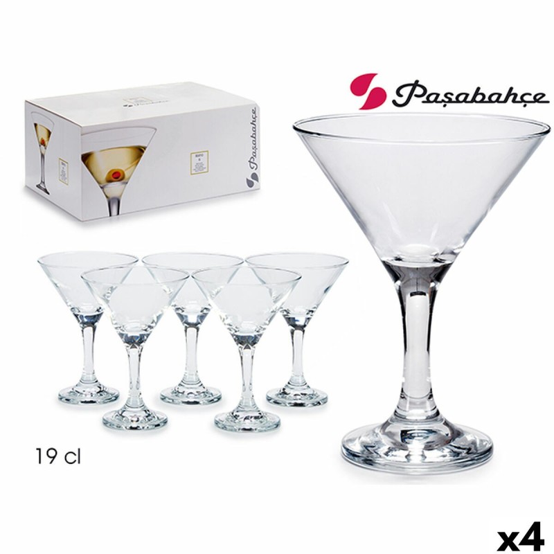 Verre à cocktail Pasabahce 1002401-44410 Transparent verre 190 ml 33 x 15 x 22 cm 10