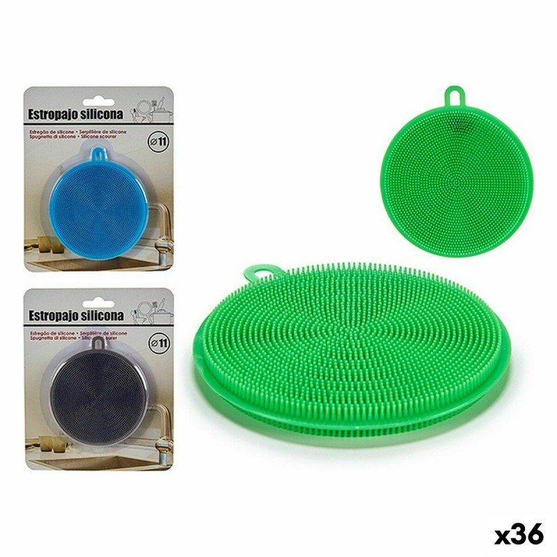 Tampon à récurer Silicone 12