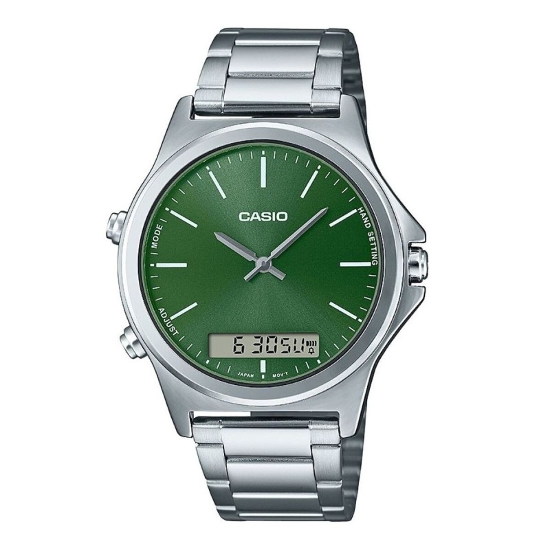 Montre Homme Casio COLLECTION Vert Argenté (Ø 41