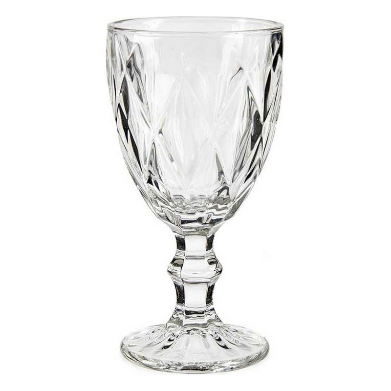 verre de vin Vivalto R-00817DL/BHA6 Transparent verre 330 ml Diamant (6 Unités)