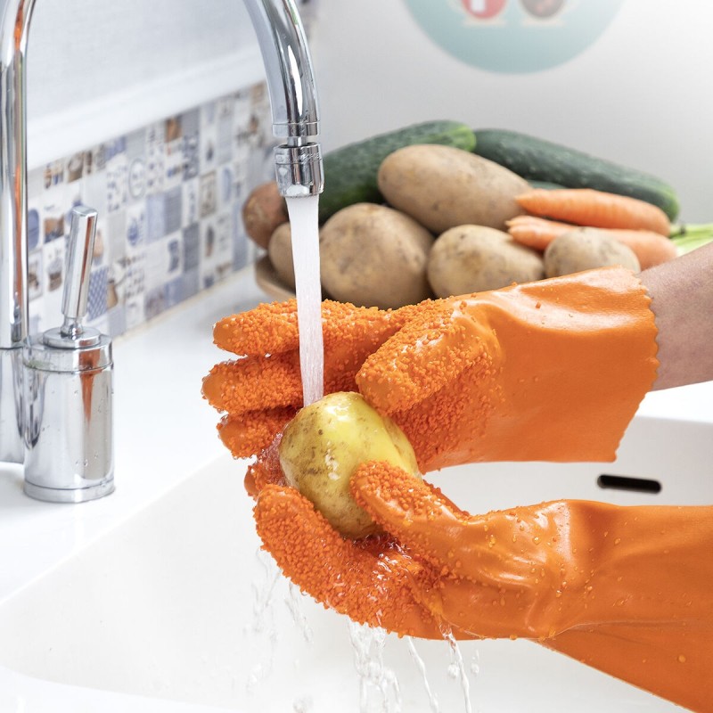 Gants Nettoyants de Fruits et Légumes Glinis InnovaGoods