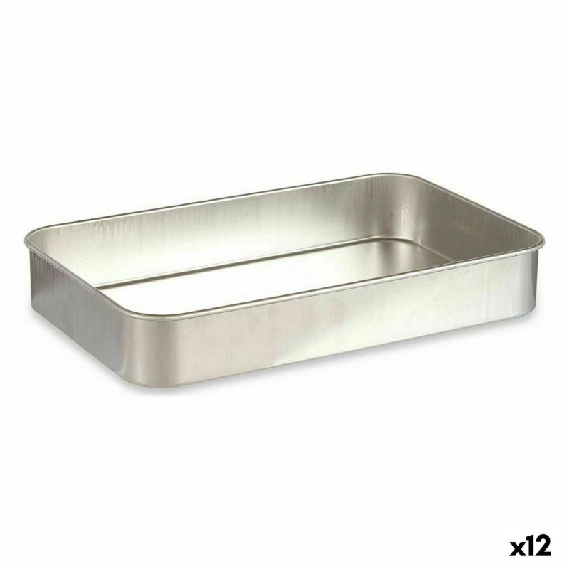 Plat à gratin Kinvara 100153 Argenté Aluminium 41 x 6