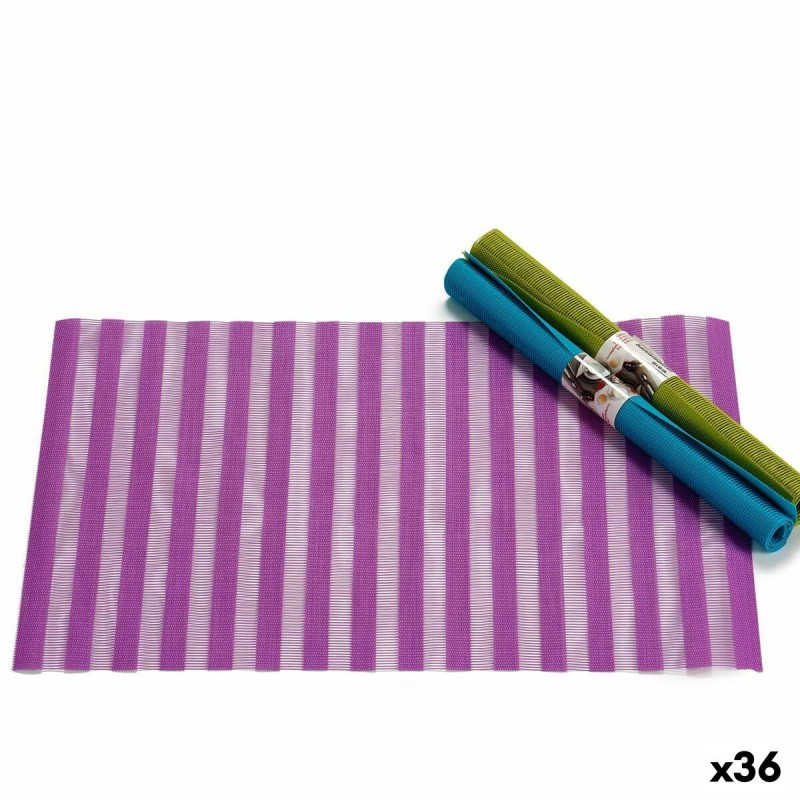 Dessous de plat Kinvara TSL-1010F Bleu Vert Violet 45 x 30 x 0