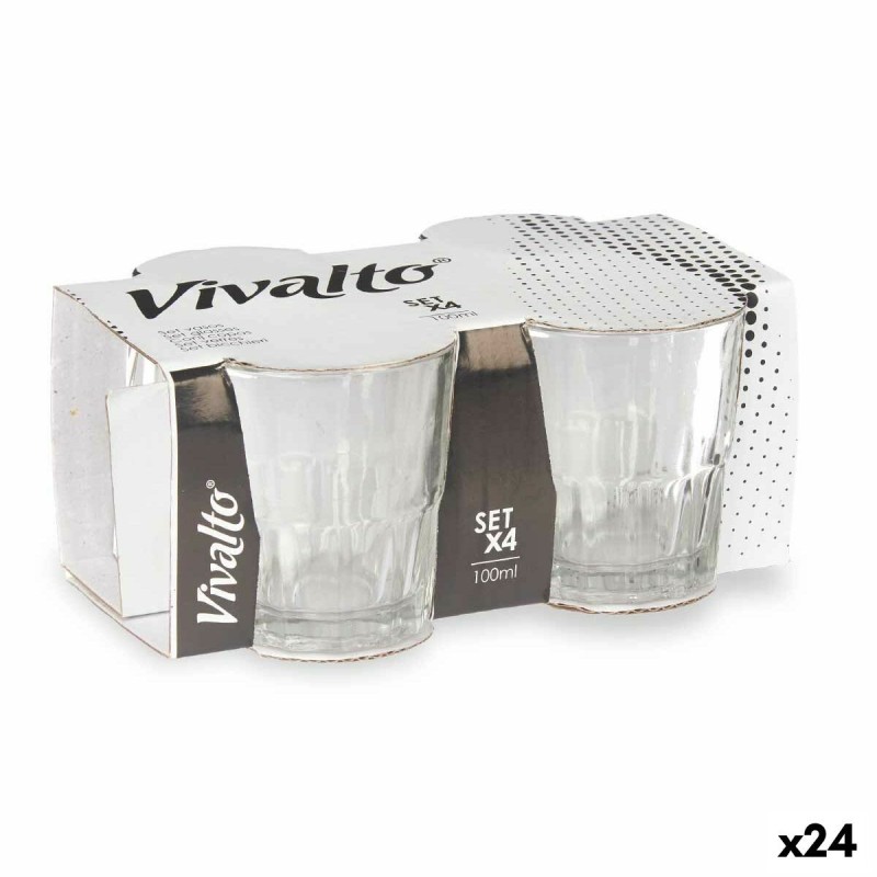 Verre Vivalto RYG5041 Transparent verre 100 ml Café (24 Unités)