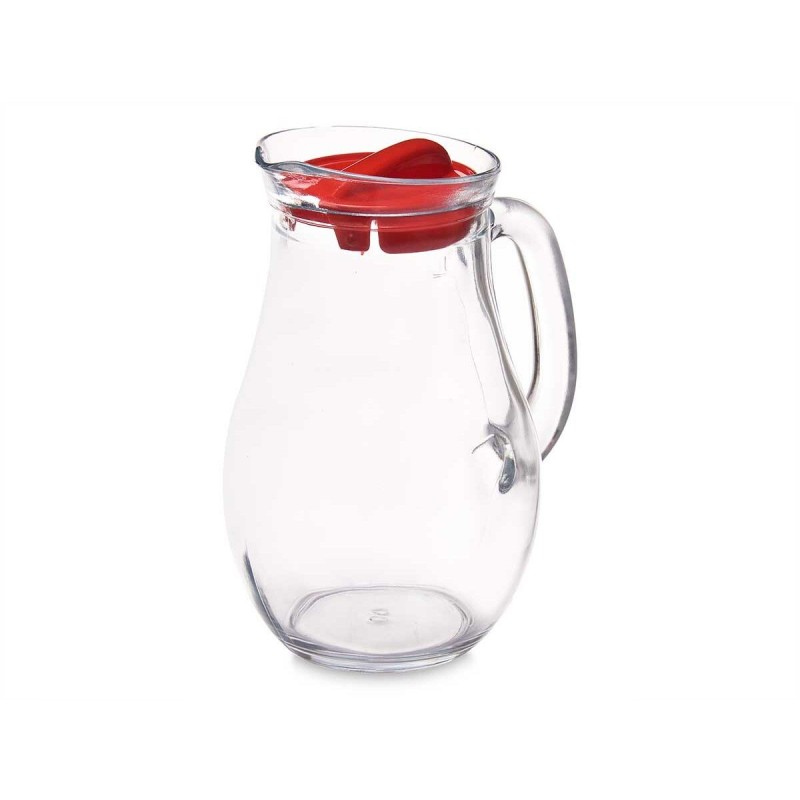 Pichet Pasabahce Bistro Rouge Transparent verre Plastique 1 L