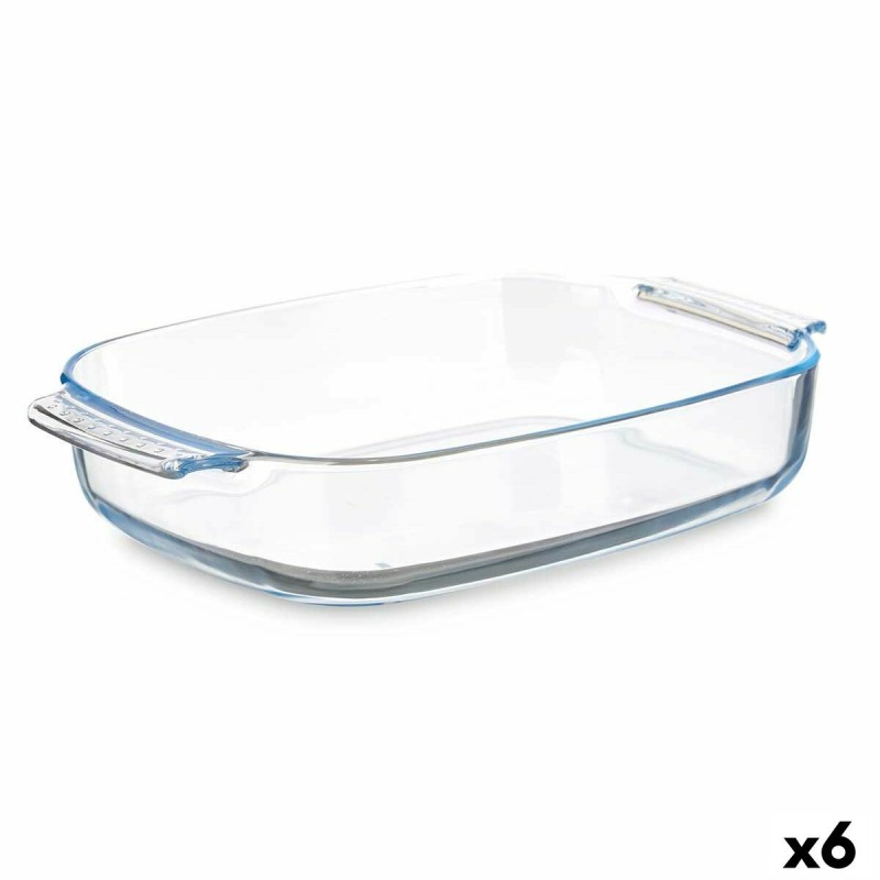 Plat à Gratin Vivalto T3-38 Transparent Verre Borosilicaté 3