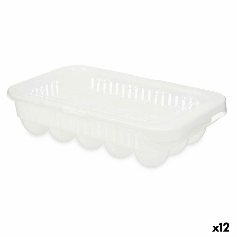 Coquetier Kinvara 02 1067 Blanc Transparent Plastique 17