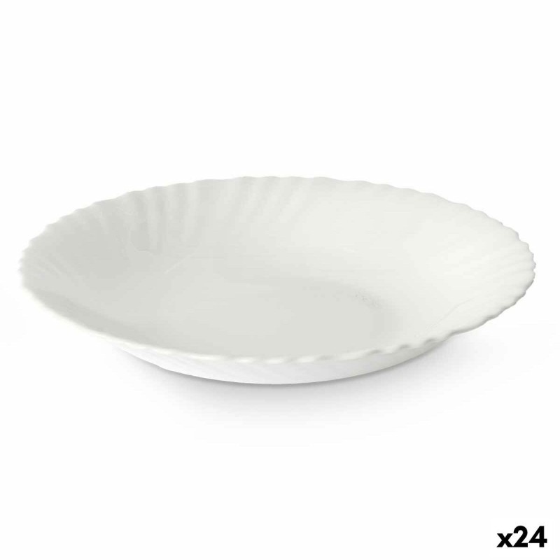 Assiette creuse Vivalto LSP-85 Blanc Verre opalin 21