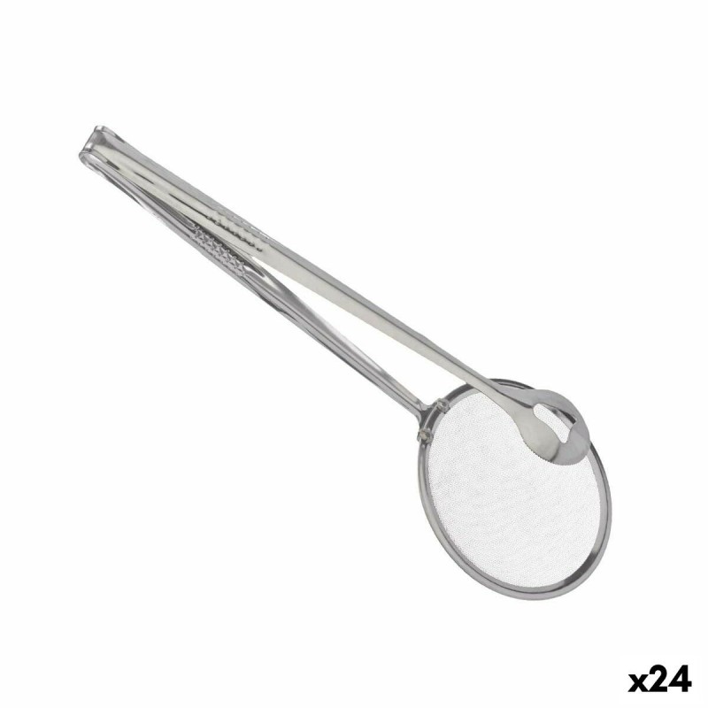 Pinces de Cuisine Kinvara KT09-4235 Acier inoxydable 10 x 29 x 1 cm Écumoire (24 Unités)