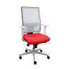 Chaise de Bureau Horna P&C 50B4BRP Blanc Rouge