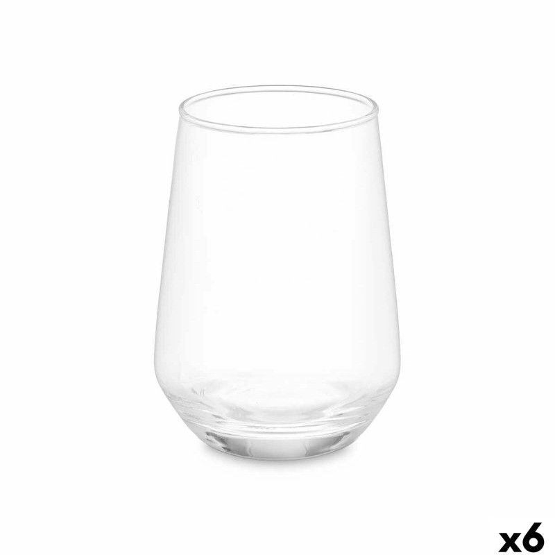 Verre d'eau Vivalto 67018-1/BHZ6 Transparent verre 390 ml (6 Unités)