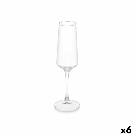 Coupe de champagne Vivalto REJ6323/BHZ6 Transparent verre 250 ml (6 Unités)