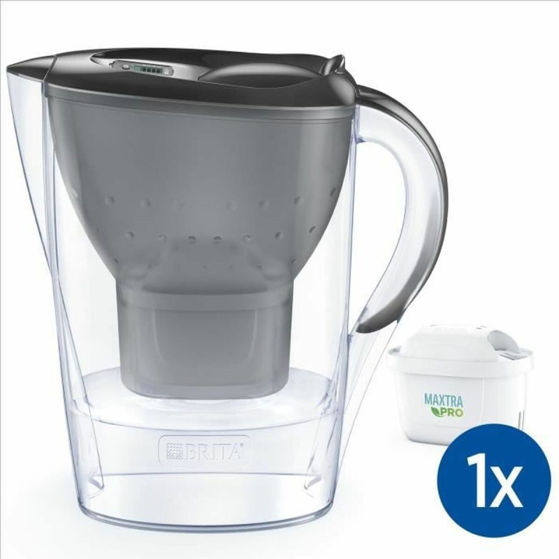 Carafe Filtrante Brita Carafe Marella Graphite Plastique 2