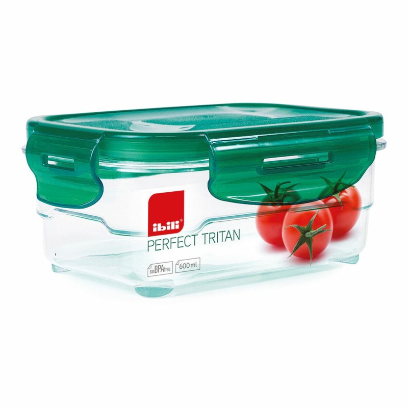 Boîte à lunch hermétique Ibili 790406 Plastique 600 ml 16 x 12 x 6