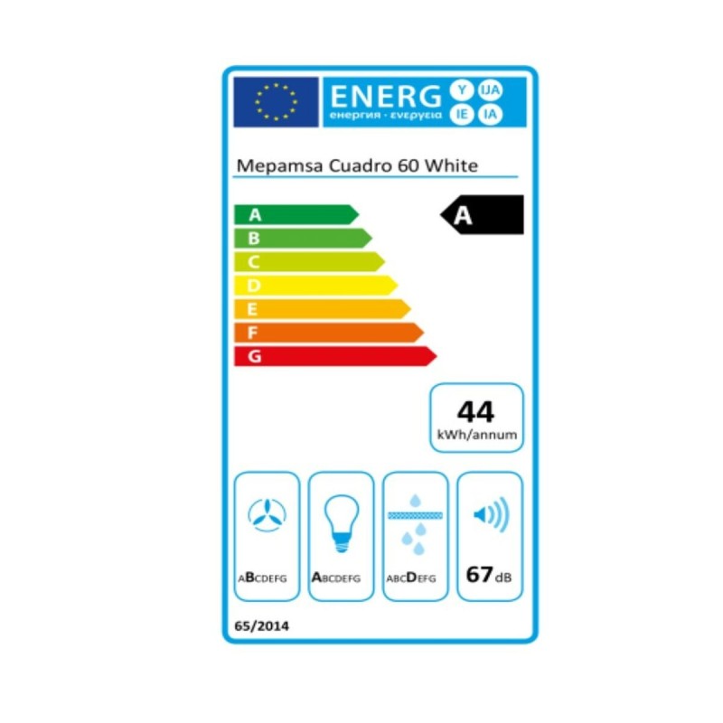 Hotte standard Mepamsa 60 cm 600 m³/h 200W A