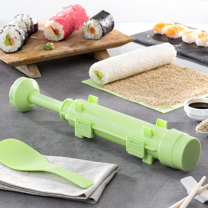 Set de sushi avec recettes Suzooka InnovaGoods 3 Pièces