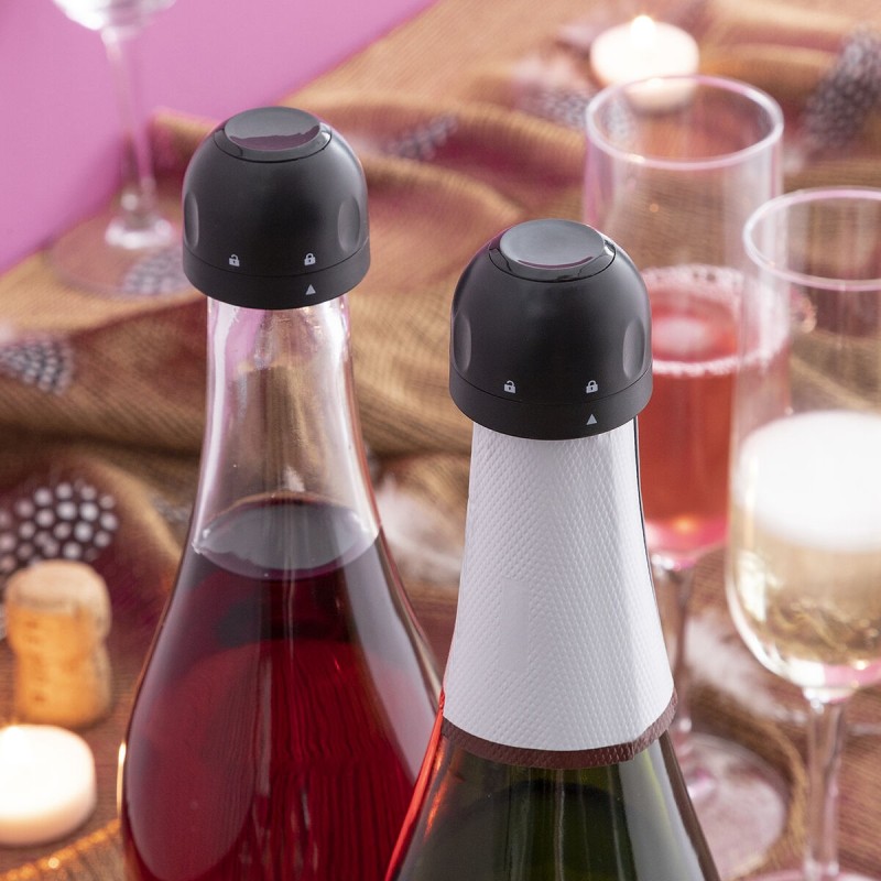 Lot de Bouchons à Champagne Fizzave InnovaGoods Pack de 2 unités