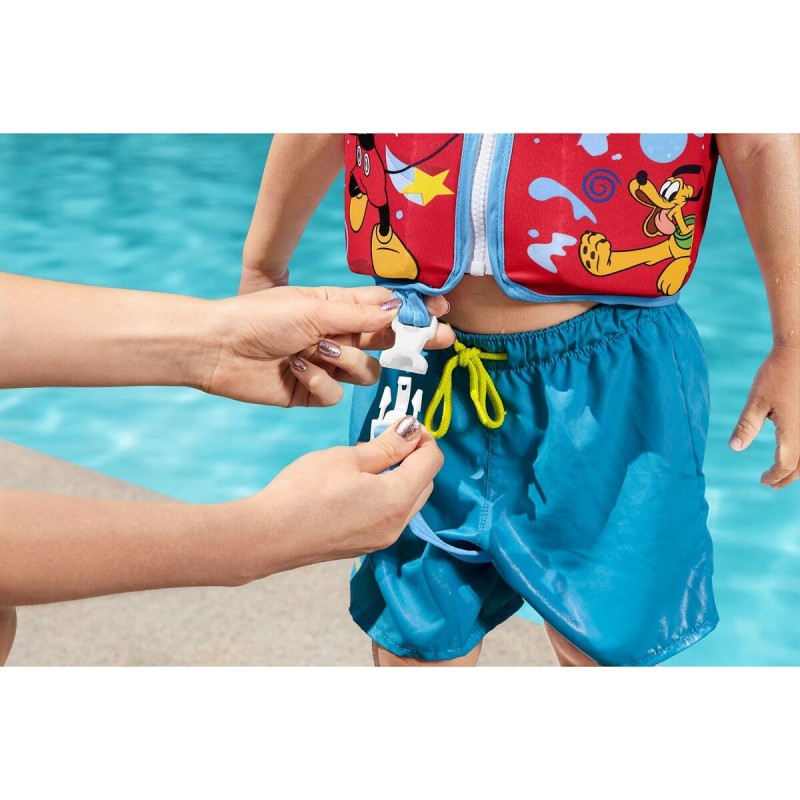 Bestway Gilet Disney Mickey Mouse UPF 50+ 51 cm +1 à 3 Ans Piscine et Plage 09101