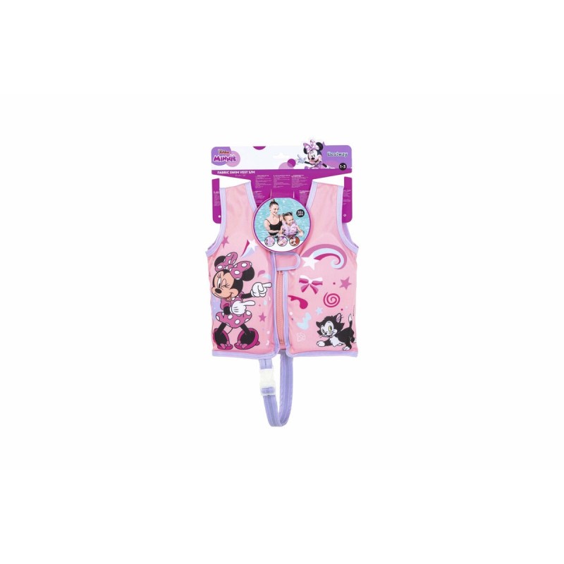 Bestway Gilet Disney Minnie UPF 50+ 51 cm +1 à 3 Ans Piscine et Plage 09104