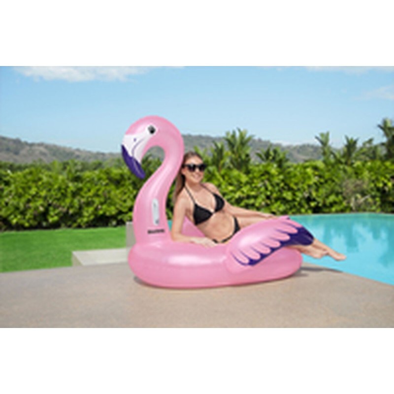 Bestway Flamant Gonflable avec Poignées 153x143 cm Plage et Piscine 41475