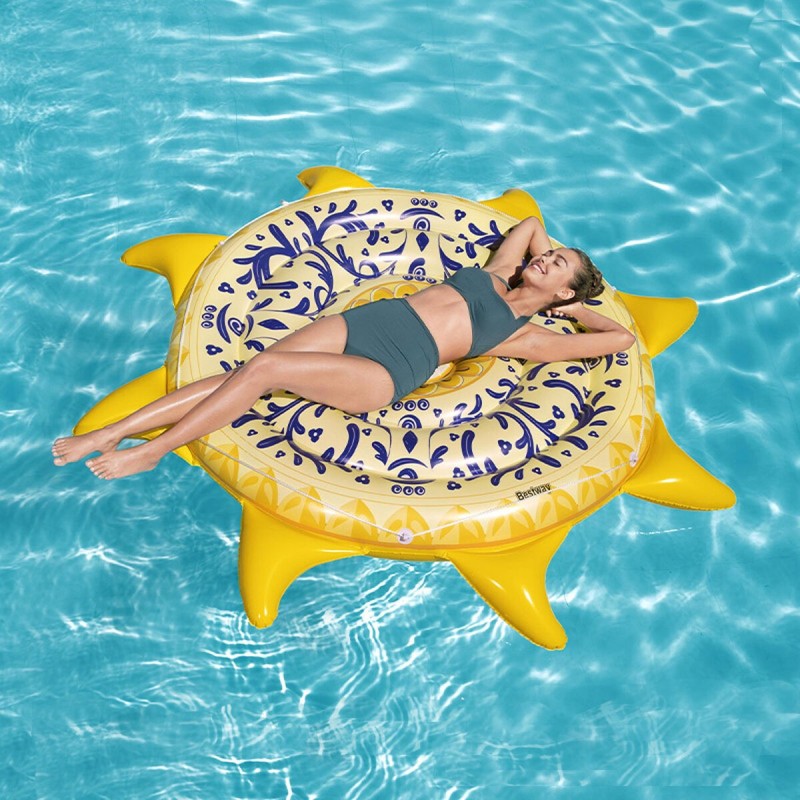 Bestway Île Flottante Gonflable Sicile 226x226 cm Plage et Piscine 43391