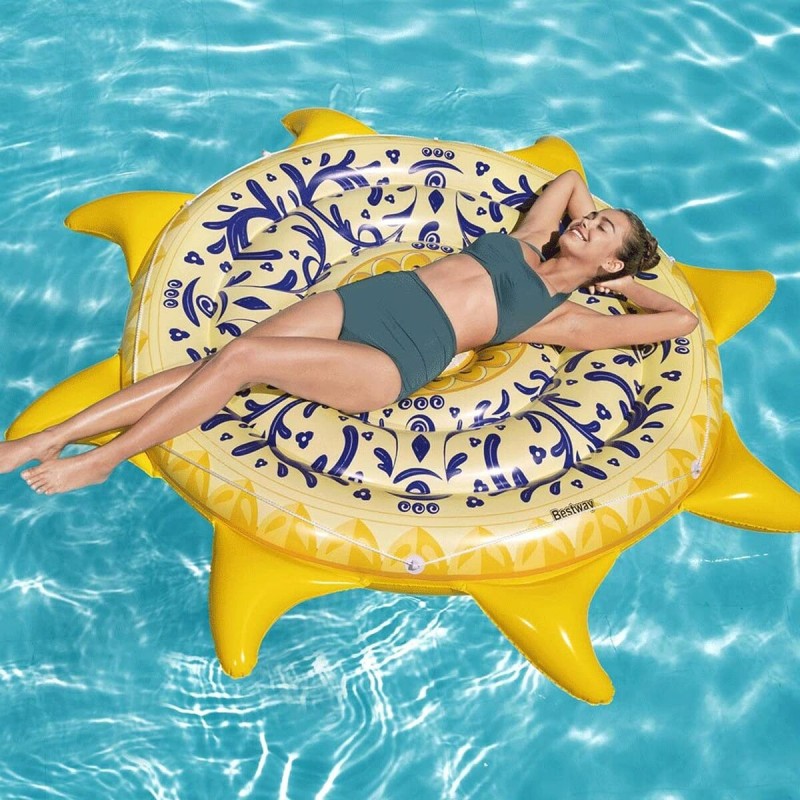 Bestway Île Flottante Gonflable Sicile 226x226 cm Plage et Piscine 43391