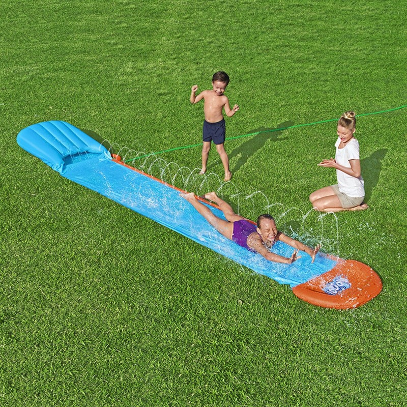 Bestway Piste Glissante Tsunami Individuelle 488x82 cm +3 Ans Jardin 52477