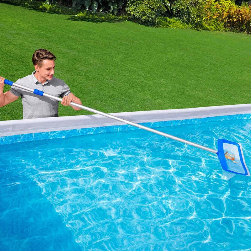 Bestway Piscine Télescopique en Aluminium 457 cm Rétractable Jardin 58702