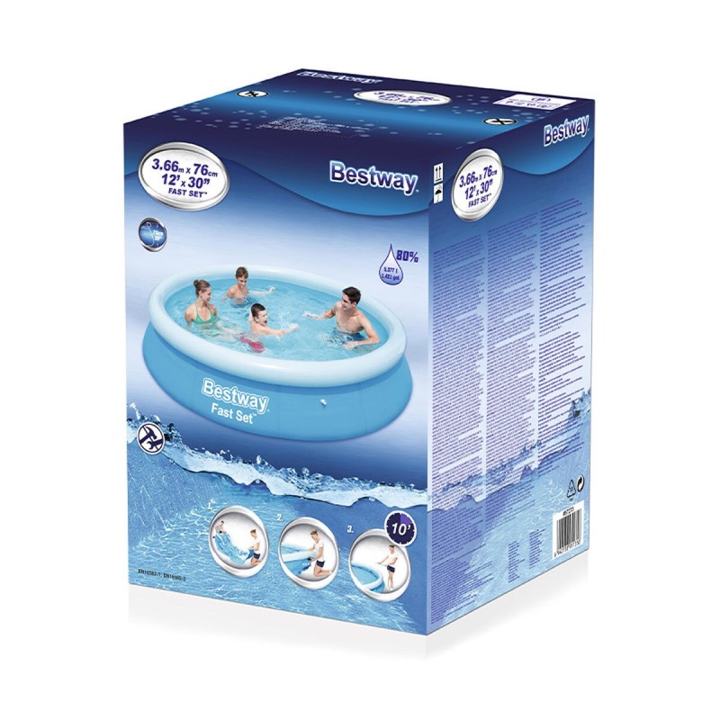 Bestway Piscine Gonflable Adulte 366x76 cm Jardin 57273