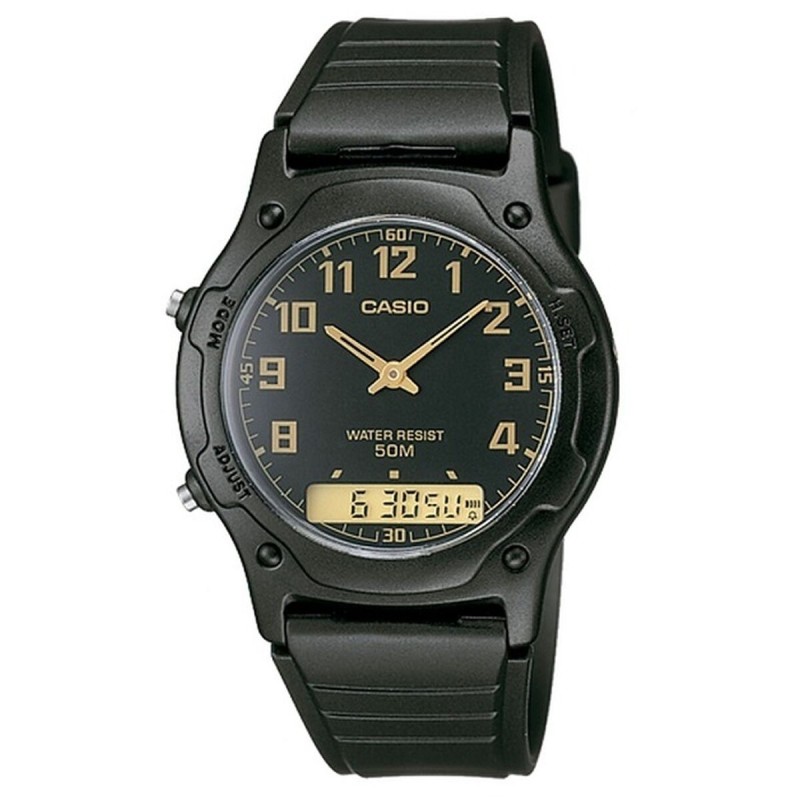 Montre Unisexe Casio AW-49H-1BVEF Noir (Ø 39 mm)