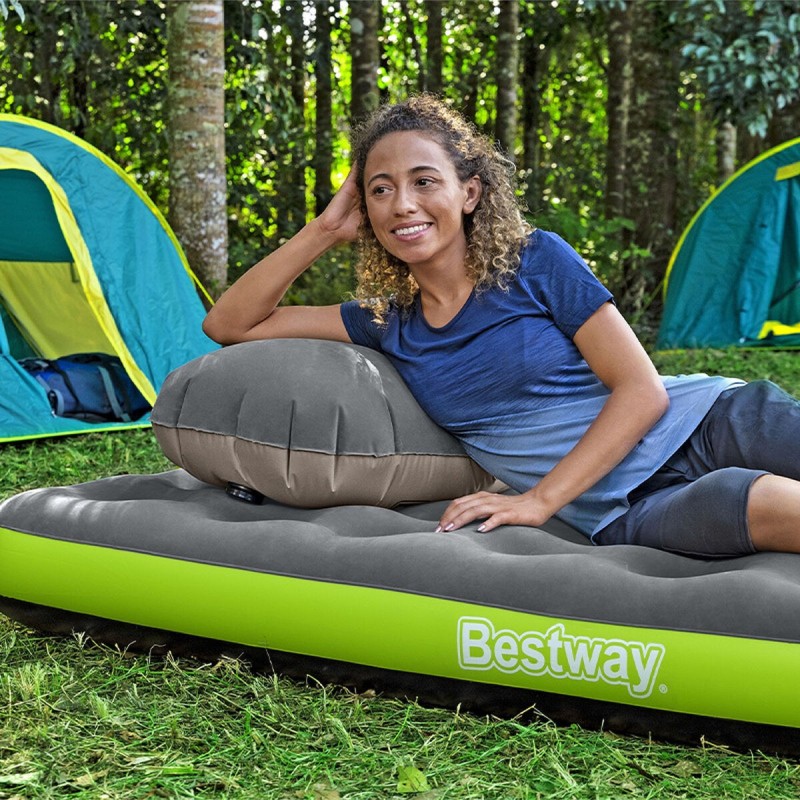 Bestway Matelas individuel Junior Roll & Relax 188x99x22 cm Gonflable et Camping 67619