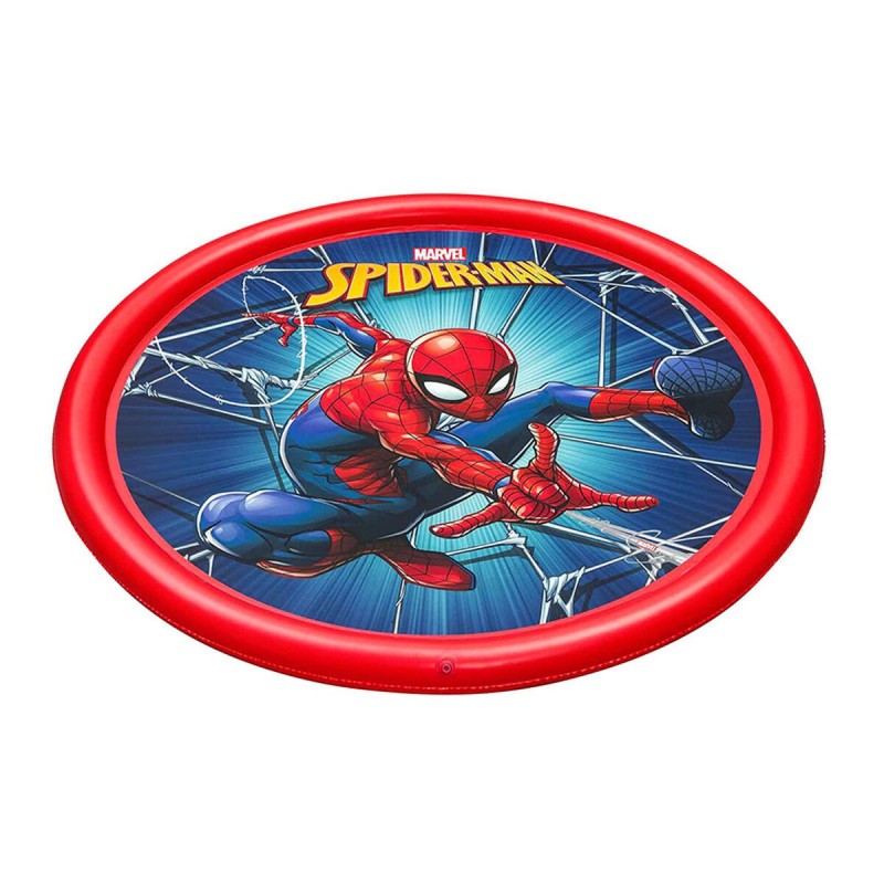 Bestway Piscine Gonflable avec Arroseur Spiderman D165 cm +2 Ans Jardin 98792