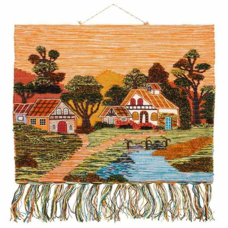 Tapisserie Alexandra House Living Jute 100 x 80 cm rural