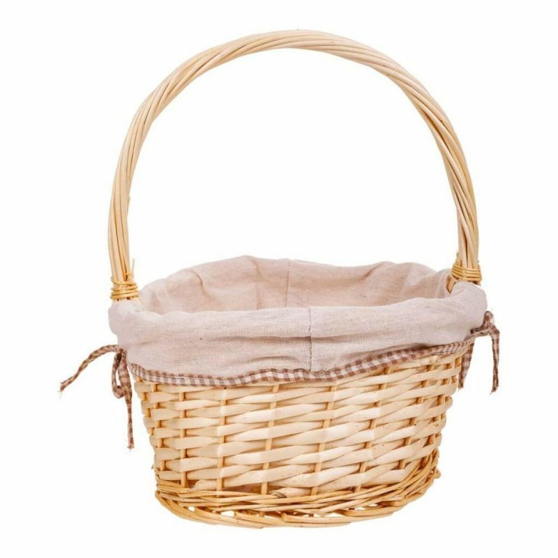 Set de basket Alexandra House Living osier Bois de saule Naturel 3 Pièces