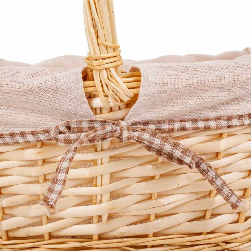 Set de basket Alexandra House Living osier Bois de saule Naturel 3 Pièces