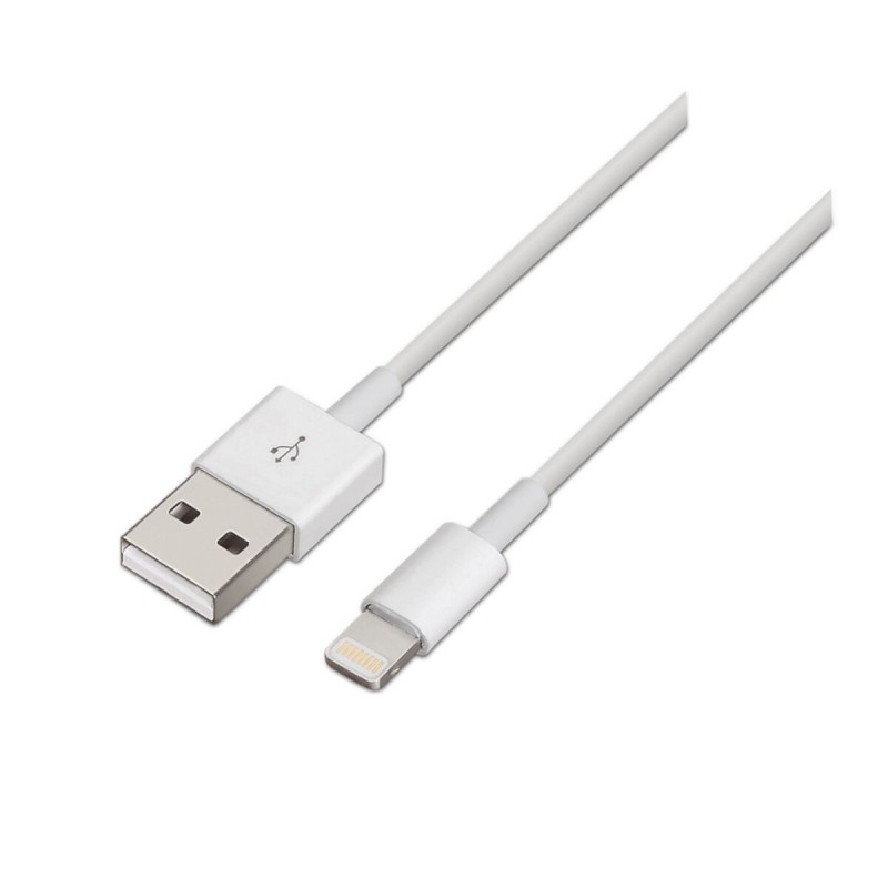 Câble USB vers Lightning Aisens A102-0036 Blanc 2 m (1 Unité)