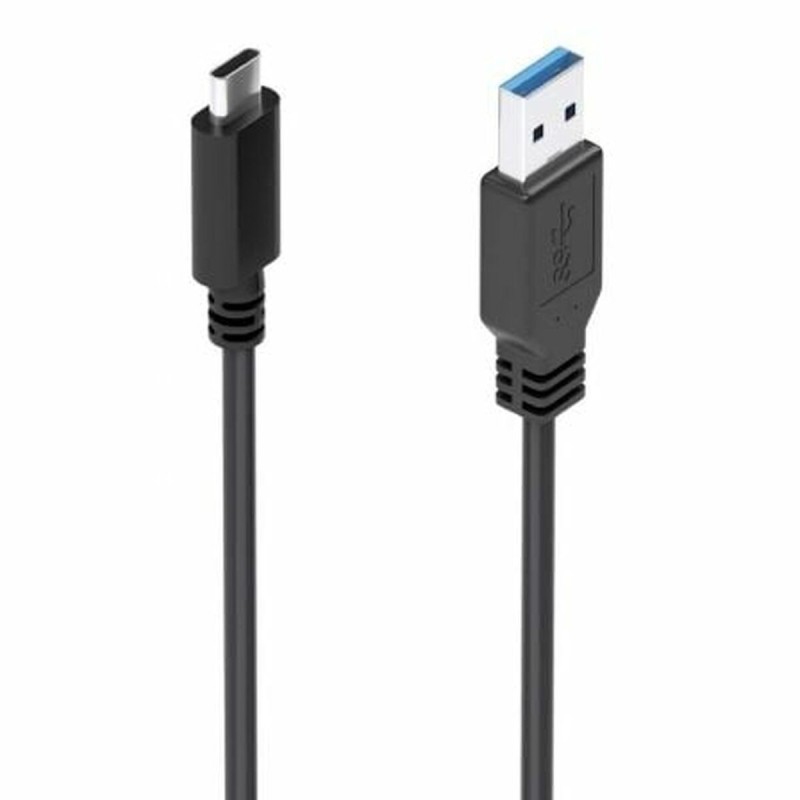 Câble USB Aisens A107-0860 Noir 2 m USB-C