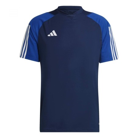 Maillot de Football à Manches Courtes pour Homme Adidas Tiro 23 Competition Bleu