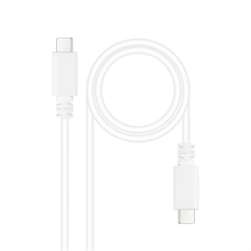 Câble USB-C NANOCABLE 10.01.2301-L150-W Blanc 1