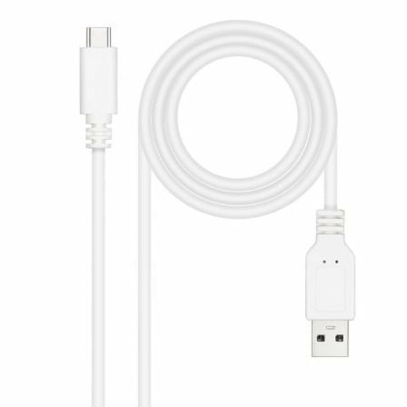 Câble USB A vers USB-C NANOCABLE 10.01.2103-W Blanc 3 m