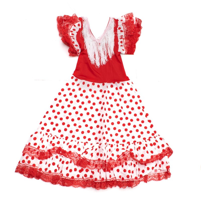 Robe Flamenco VS-RBLANCO-LRO10 10 Ans