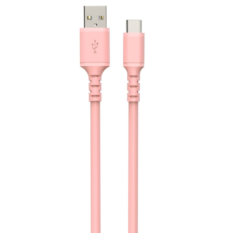 Câble USB A vers USB-C DCU Rose 1 m