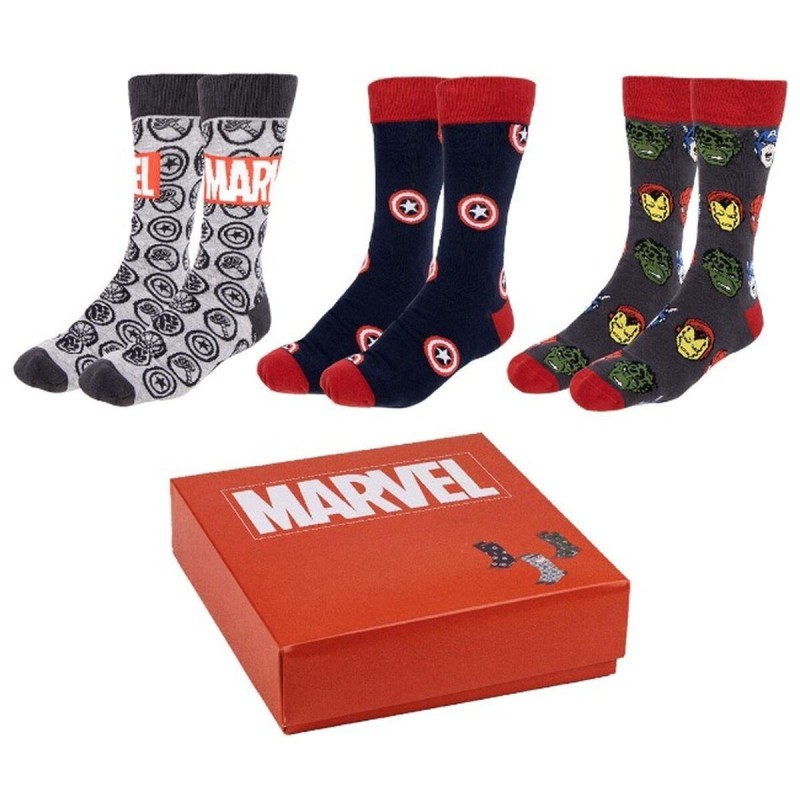 Chaussettes Marvel 3 Pièces 36-41